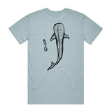 Whale Shark - Pale Blue Staple Tee