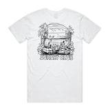 The Sunset Club - White Tee - Classic Cut (Sale)