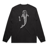Whale shark swim - Faded Heavy - Longsleeve