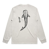 Whale shark swim - Faded Heavy - Longsleeve