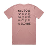 All dogs Welcome - Rose - Tee - Staple Cut