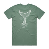 Whale Tail - Sage - Tee - Staple Cut