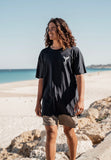 Whale Tail - Navy Tee