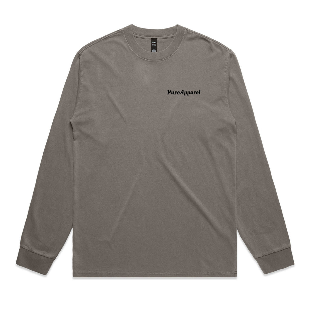 Ocean Beach - Faded grey Longsleeve tee