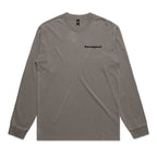 Ocean Beach - Faded grey Longsleeve tee