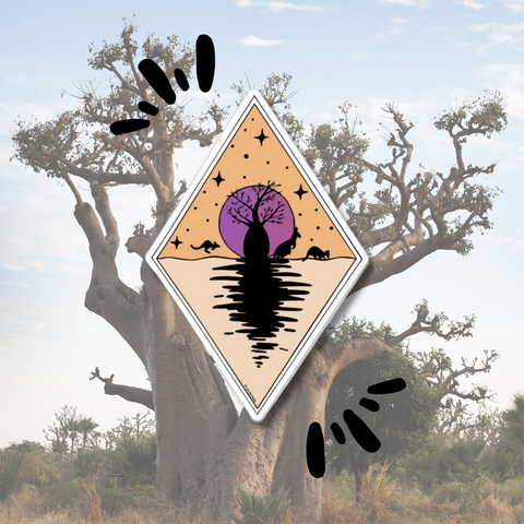 Staircase to the moon Sticker