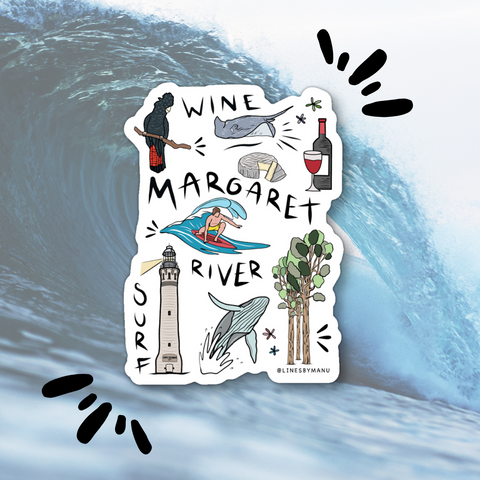 Margaret River Sticker