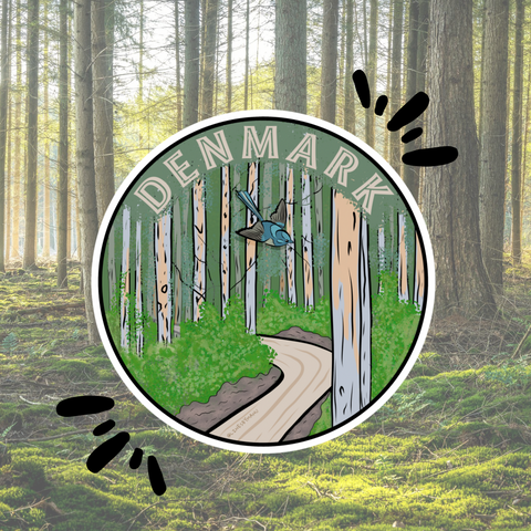 Fairy Wren Denmark Sticker
