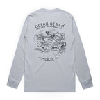 Ocean Beach - Powder Longsleeve tee