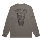 Glass Full - Grey Heavy Longsleeve Tee