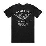 It’s a dog life - Black Staple Tee