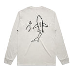 Shark Swim - Faded Heavy - Longsleeve