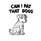 Can I pat that Dogg - Navy Heavy Box Cut