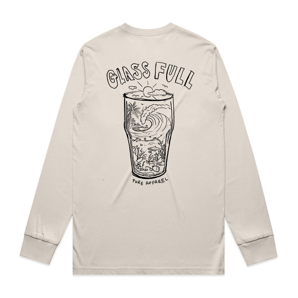 Glass Full - Bone Longsleeve tee
