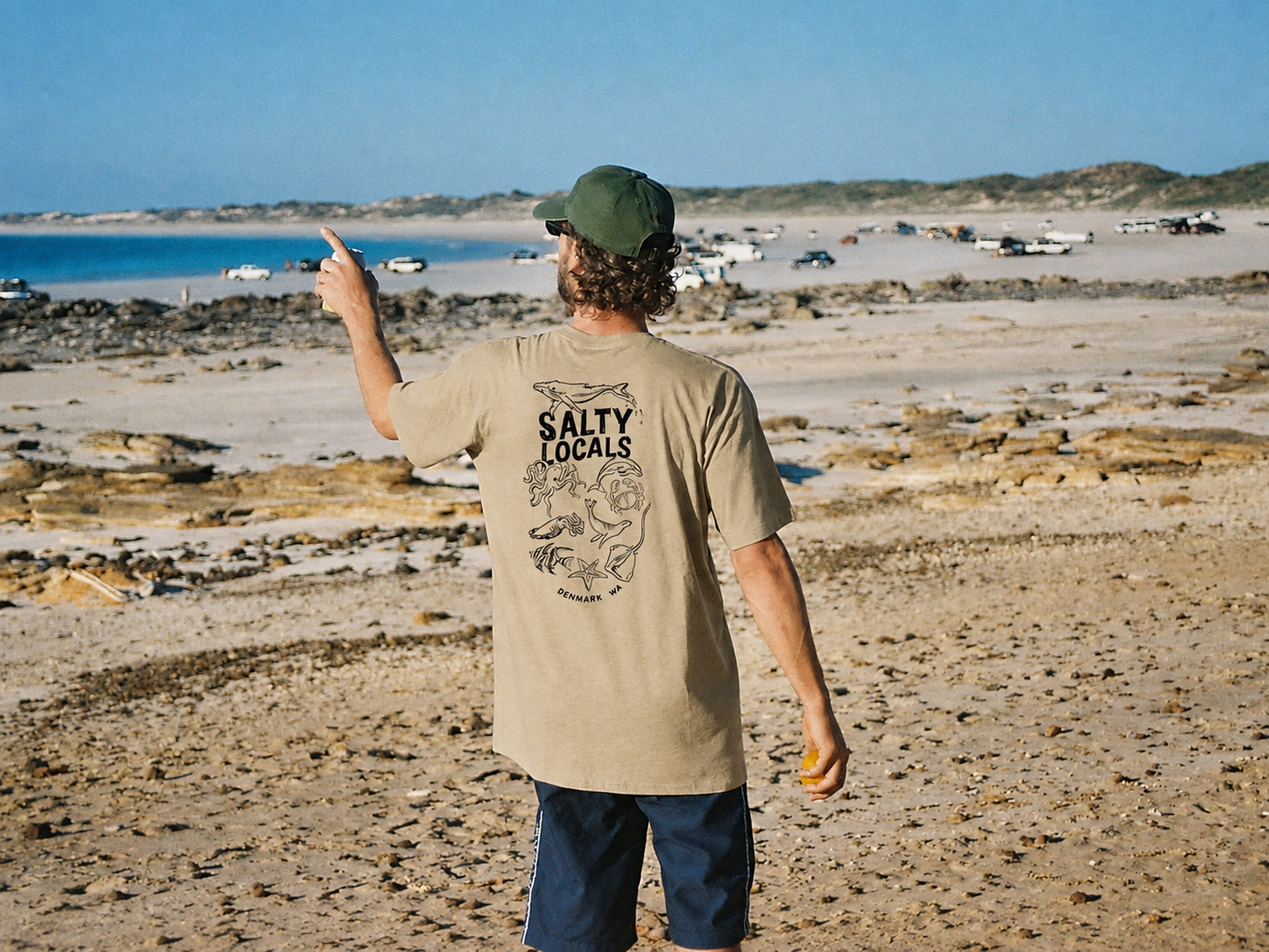 Salty Locals - Khaki Box cut