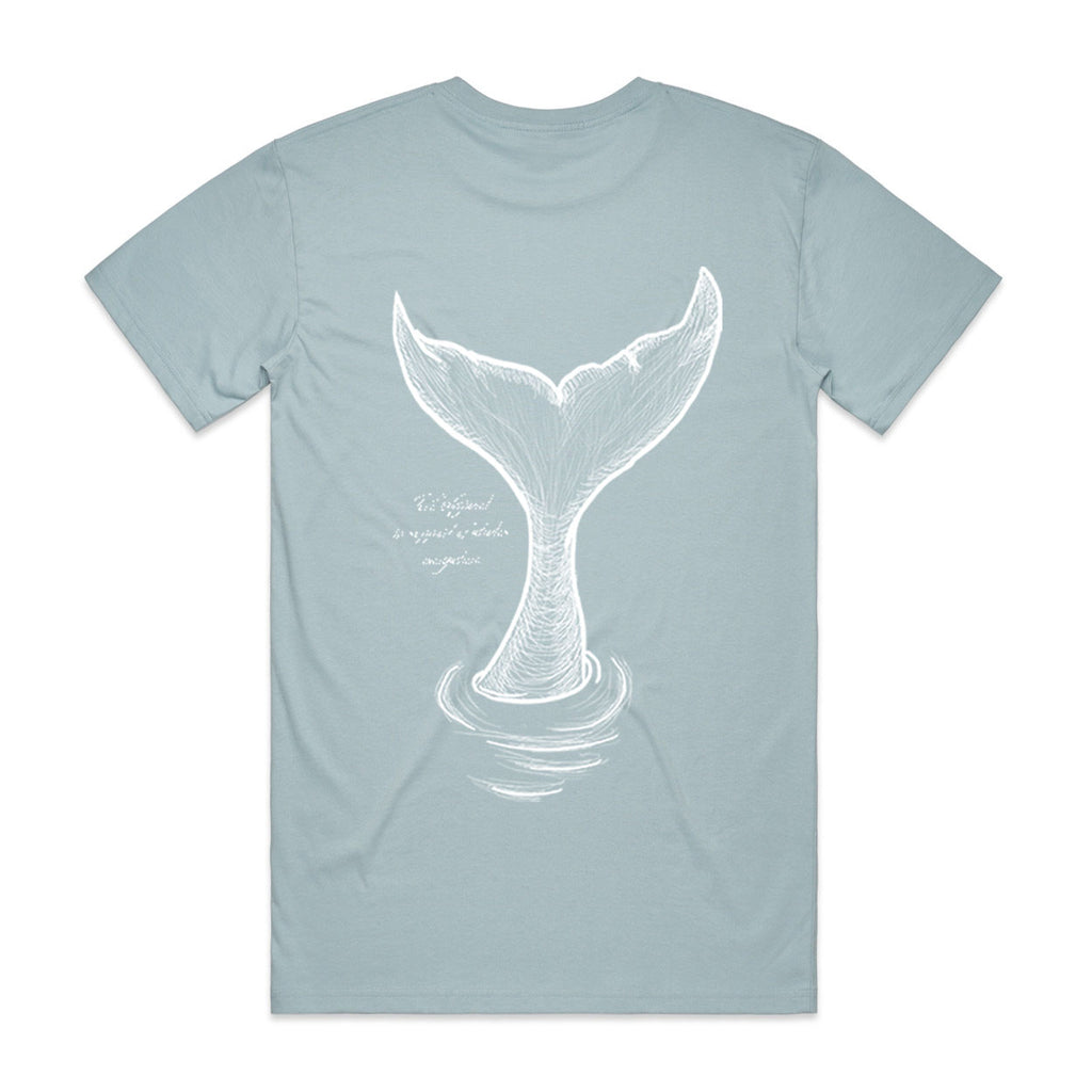 Whale Tail - Pale Blue Original cut