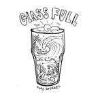 Glass Full - White Tee