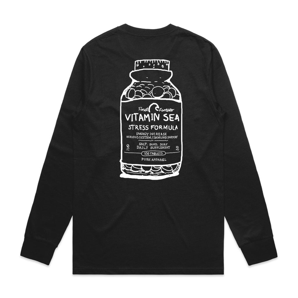 Vitamin Sea - Black Original Long Sleeve