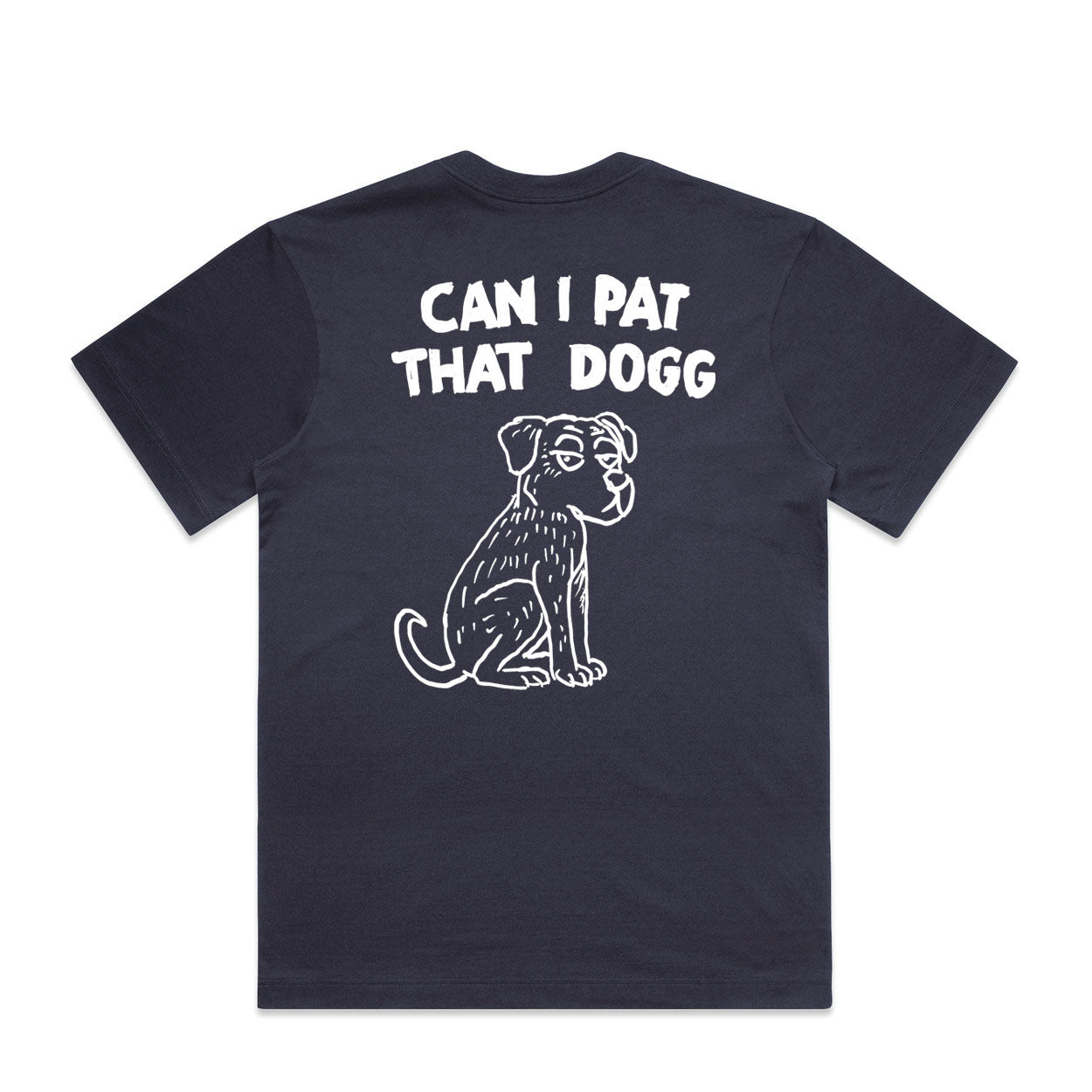 Can I pat that Dogg - Navy Heavy Box Cut