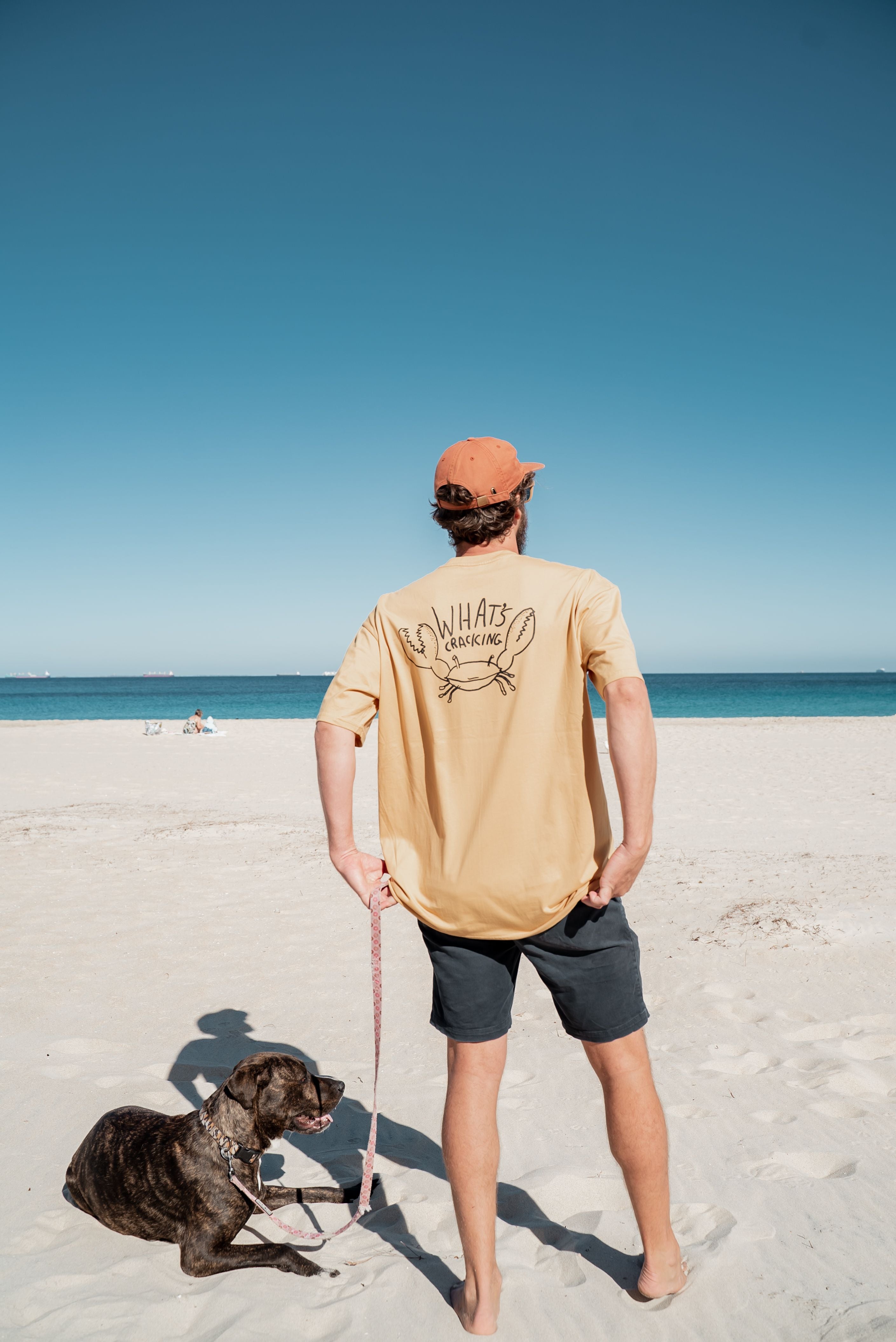 Whats Cracking - Mustard Staple Tee