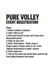 Pure Volley Registration