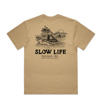 Box cut - Slow life turtle tee