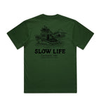 Box cut - Slow life turtle tee