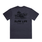 Box cut - Slow life turtle tee