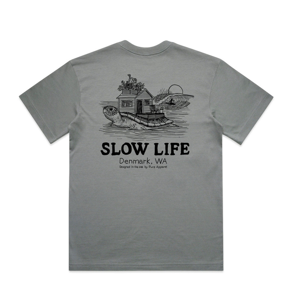 Box cut - Slow life turtle tee