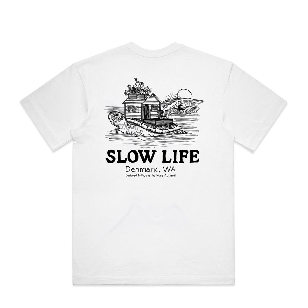 Box cut - Slow life turtle tee