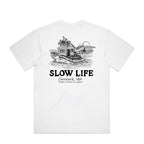 Box cut - Slow life turtle tee