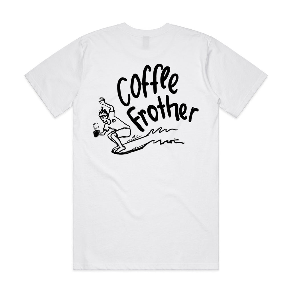 Coffee Frother - White tee