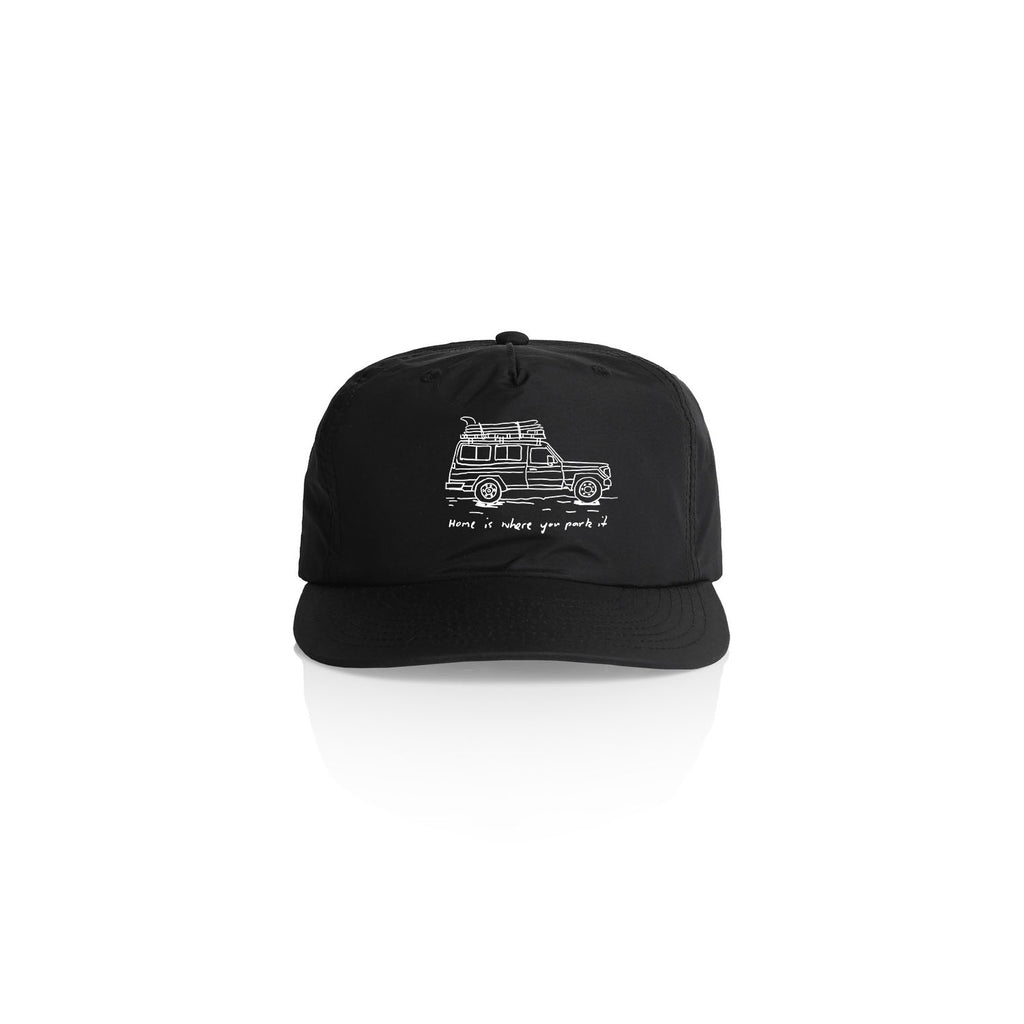 Home Is Where You Park It Nylon Surf Hat
