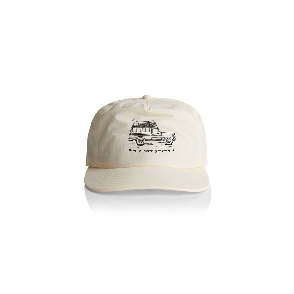 Home Is Where You Park It Nylon Surf Hat