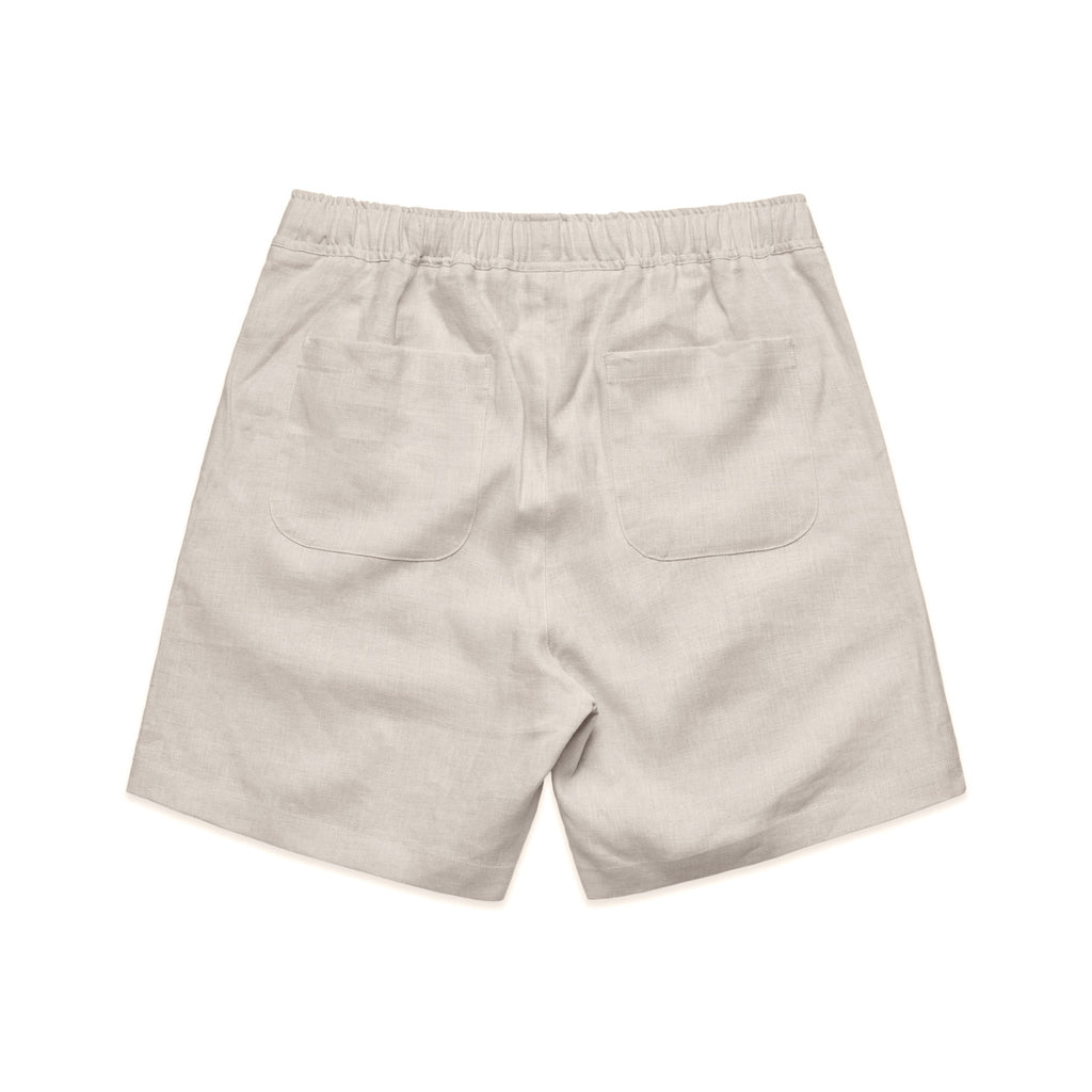 Pure Logo Linen Shorts - Beige