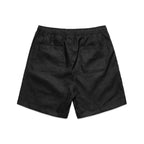 Pure Logo Linen Shorts - Black