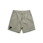 Pure Logo Linen Shorts - Khaki