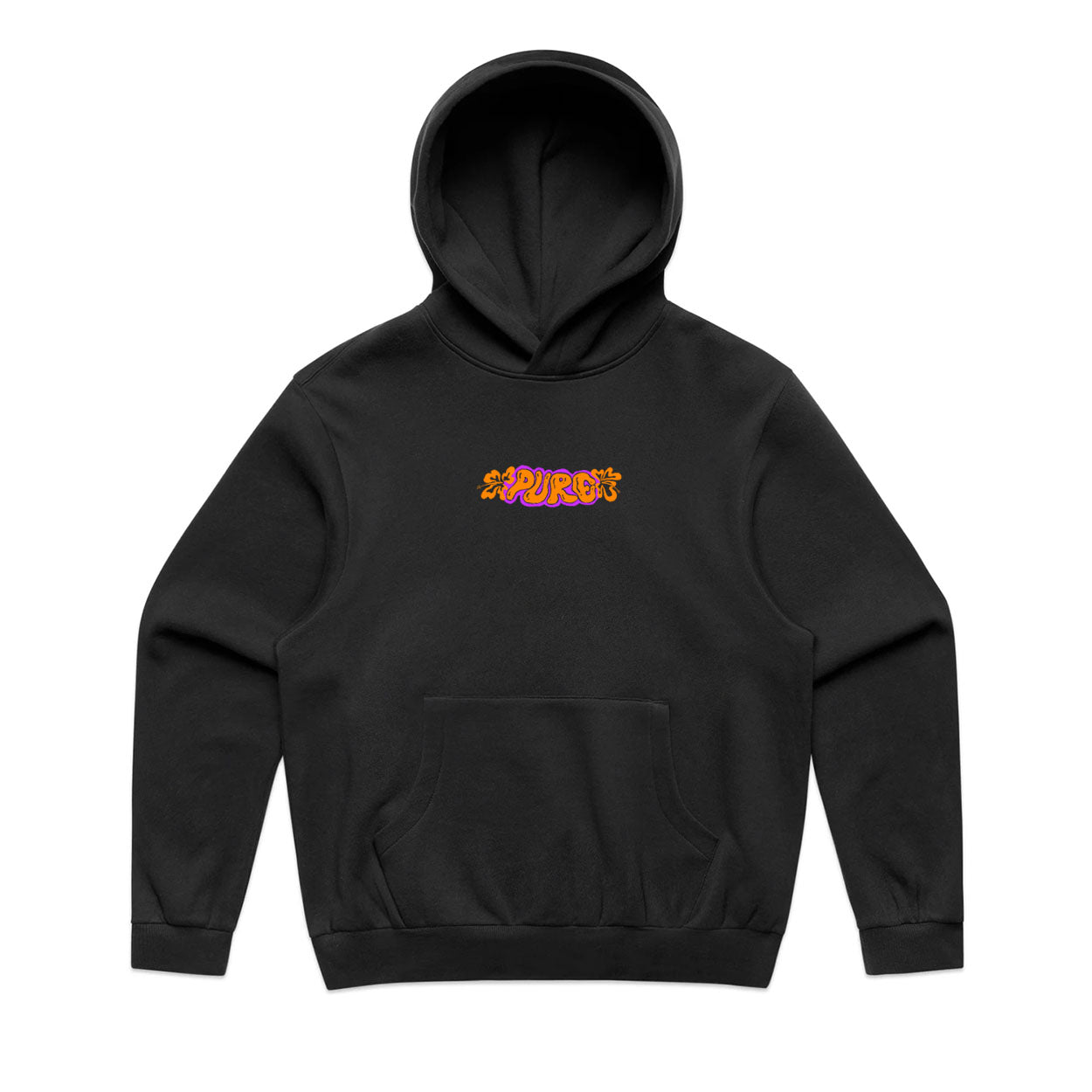 Pure Hibiscus - black hoody