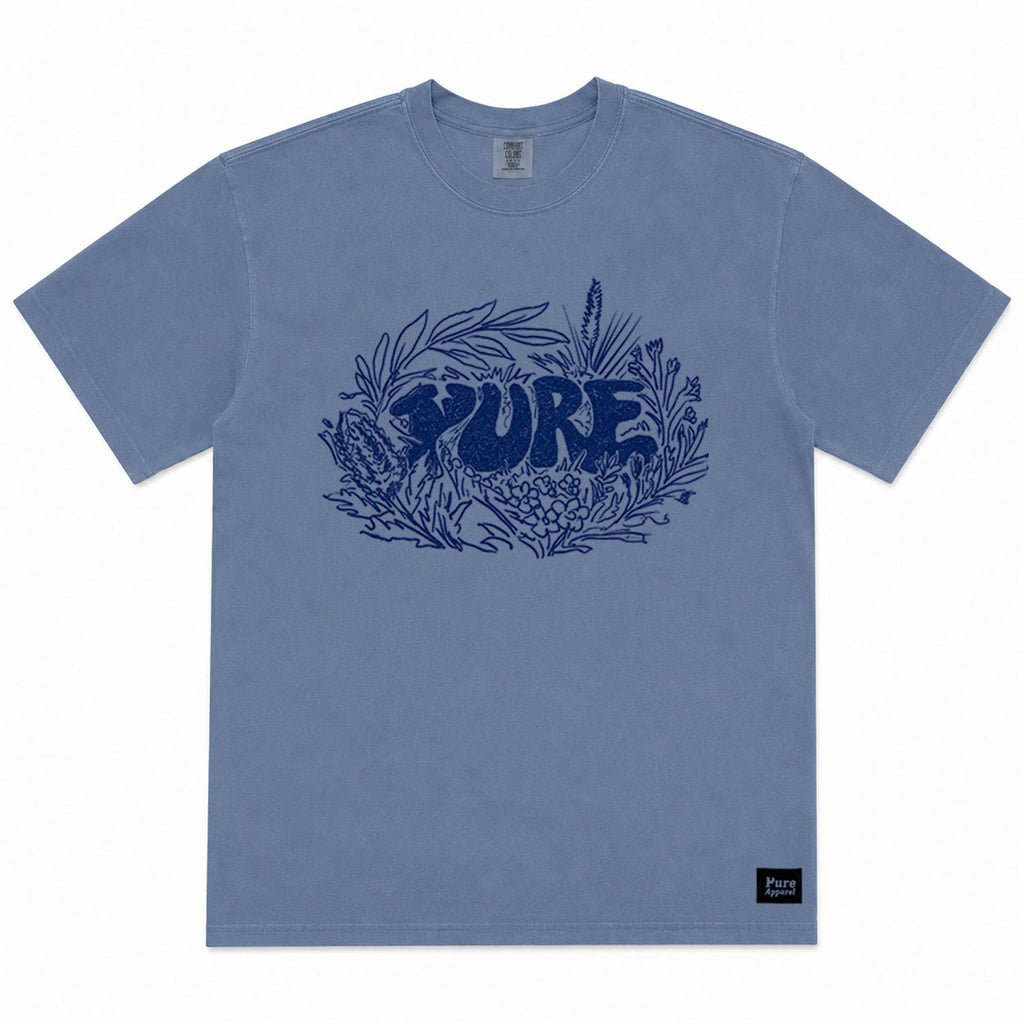 Pure NATIVE - retro blue jean unisex tee