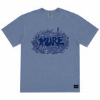 Pure NATIVE - retro blue jean unisex tee