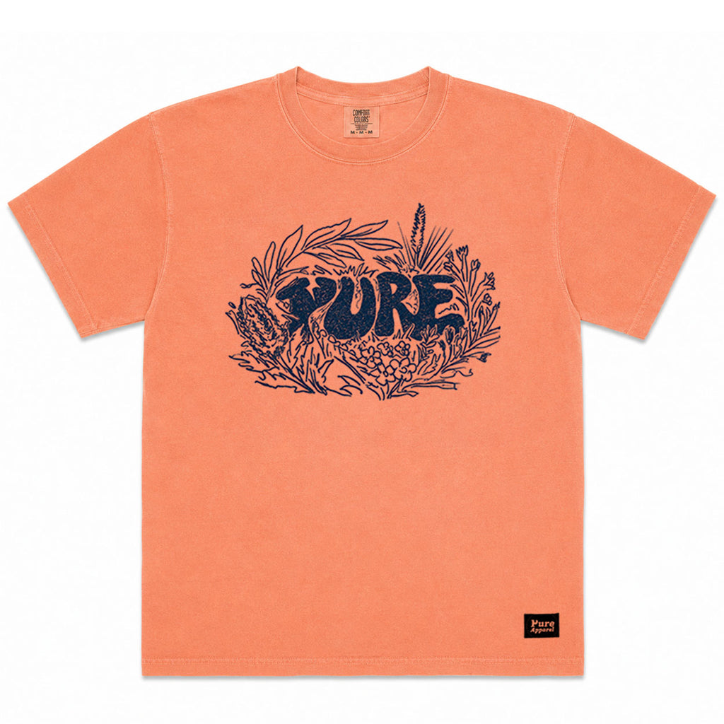 Pure NATIVE - retro Terracotta unisex tee