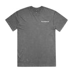 Whale Tail - Stone wash Coal Heavy Tee