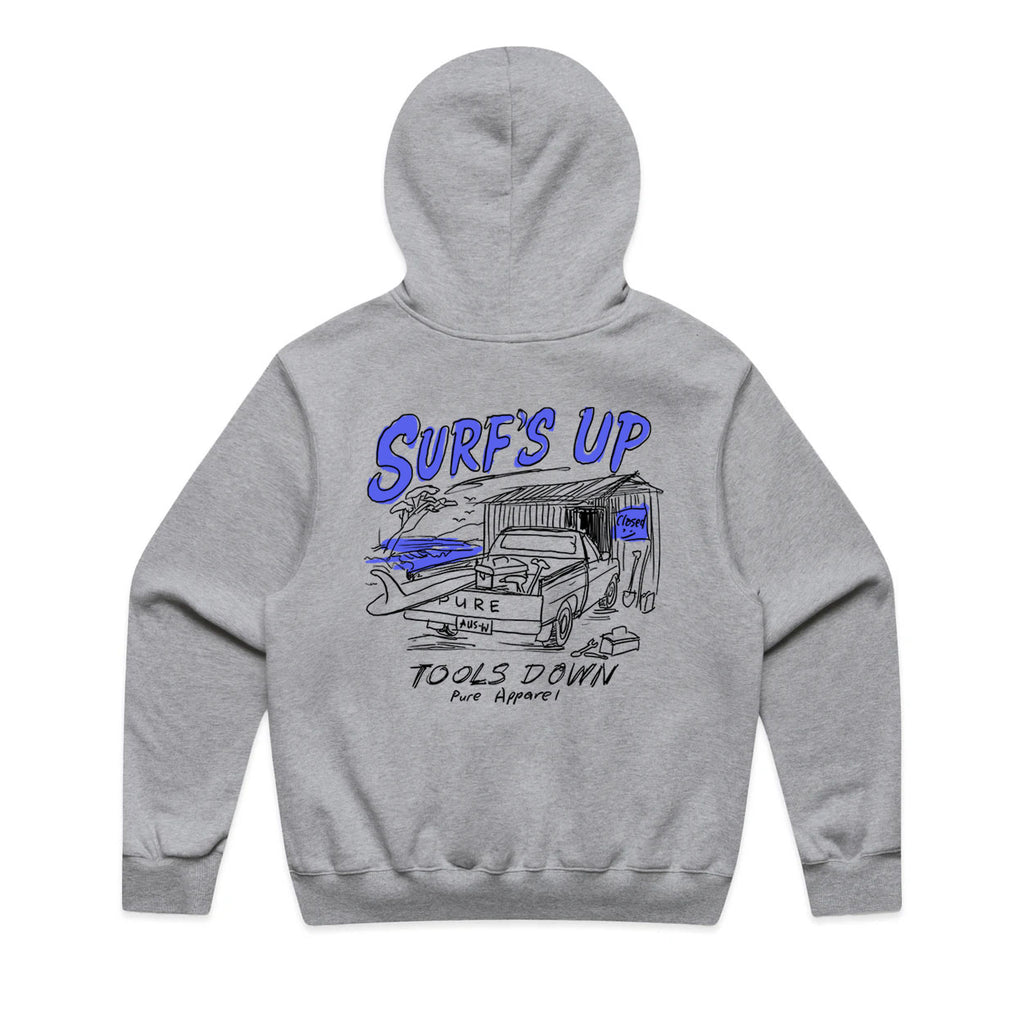 Surfs up, tools down - hoody