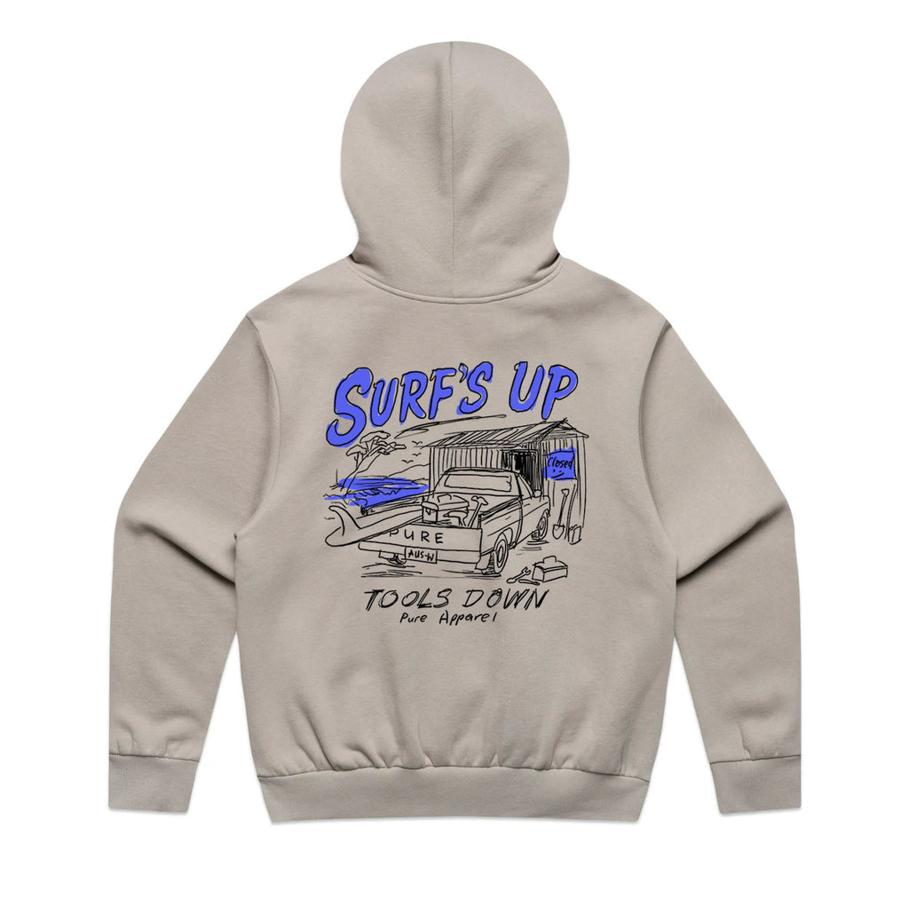 Surfs up, tools down - hoody