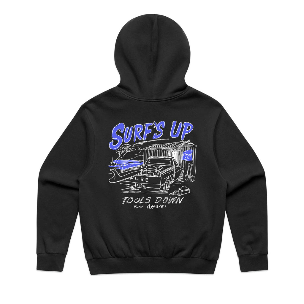 Surfs up, tools down - hoody