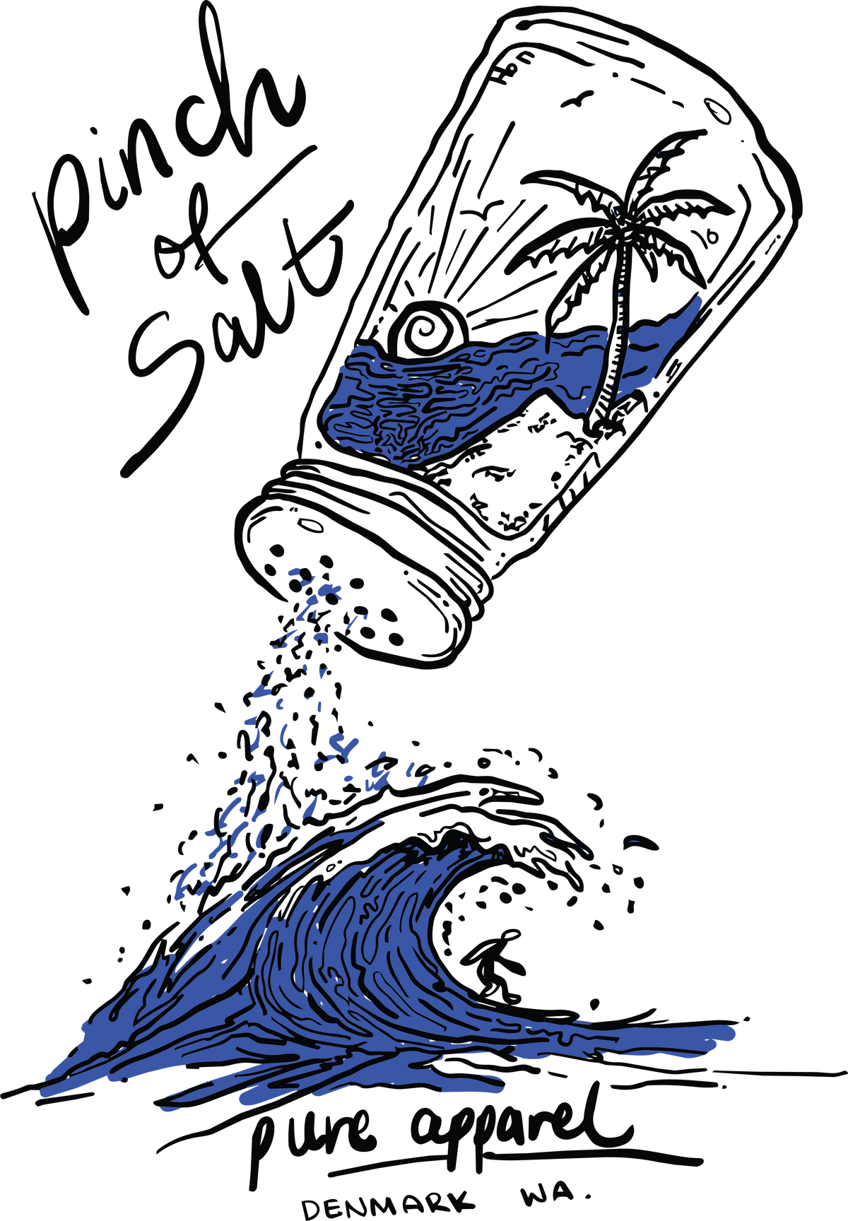 Pinch of Salt - Bone Original Cut – Pure Apparel