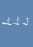Surf Sequence - Blue Jean retro