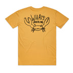 Whats Cracking - Mustard Staple Tee