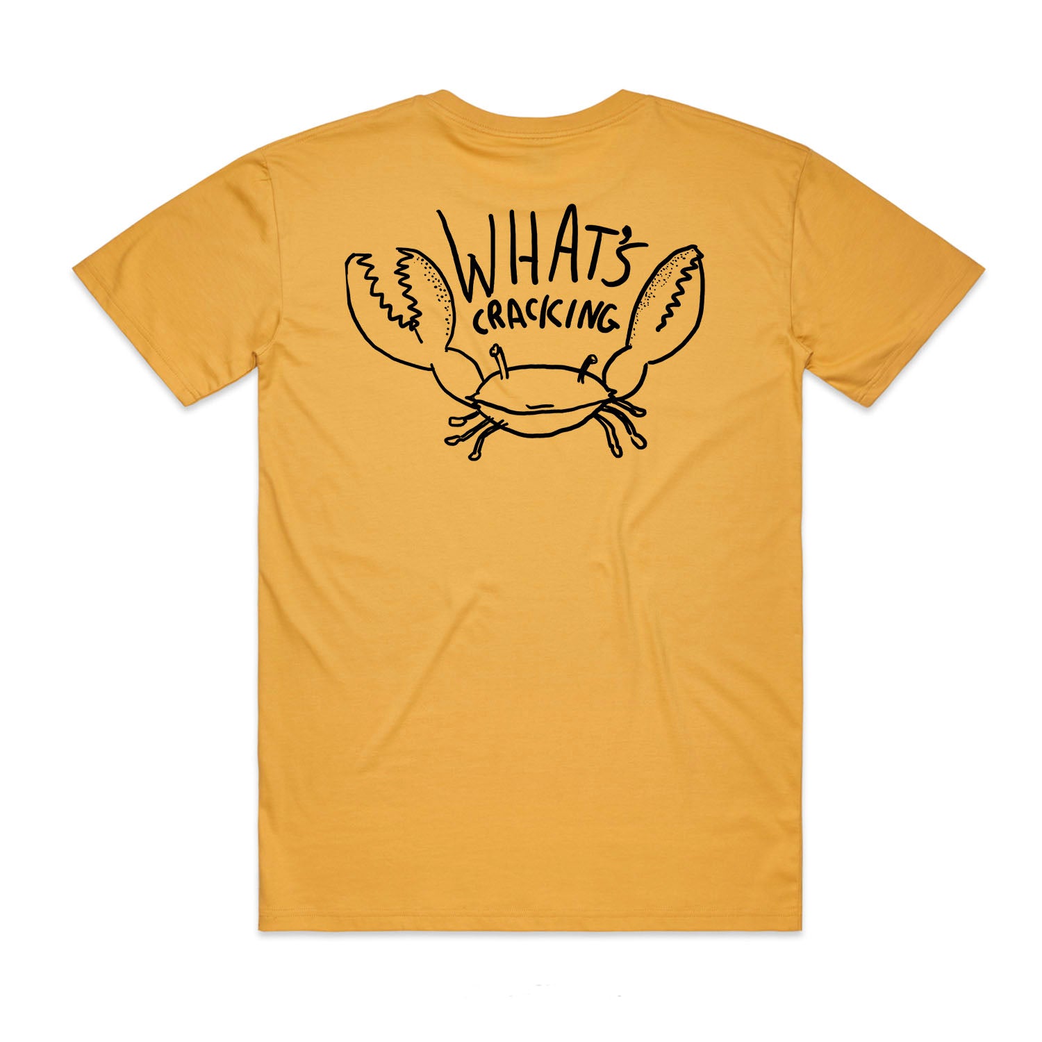 Whats Cracking - Mustard Staple Tee