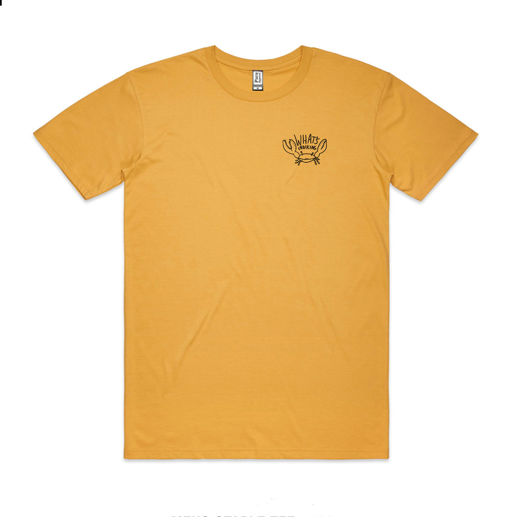 Whats Cracking - Mustard Staple Tee